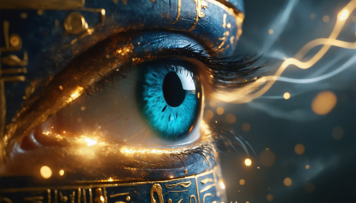 explorez la signification spirituelle de l’œil d’horus et découvrez son rôle protecteur intérieur, un symbole ancien de sagesse et de protection.