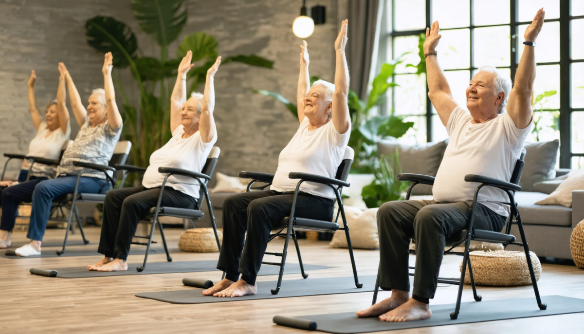 découvrez des exercices de yoga sur chaise spécialement conçus pour les seniors afin de préserver et améliorer votre mobilité en douceur et en toute sécurité.