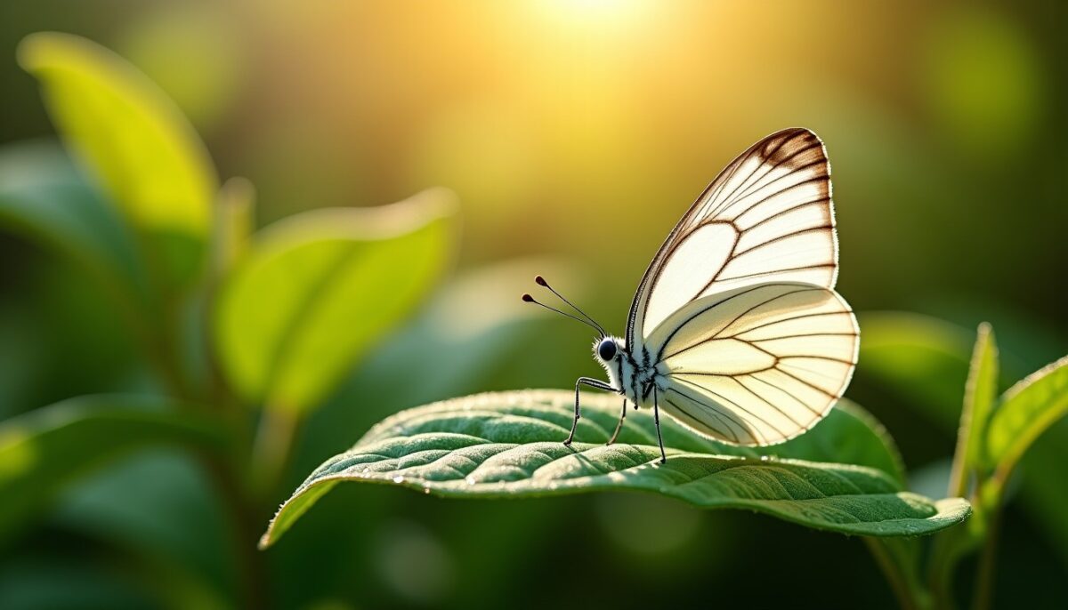 Papillon blanc : signification spirituelle et messages symboliques révélés